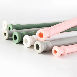 Foldable Silicone Collapsible Straw with Case