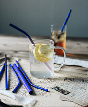 Load image into Gallery viewer, Color Changing Reusable Stainless Steel Straws