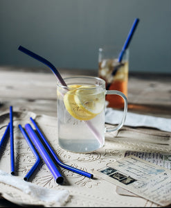 Color Changing Reusable Stainless Steel Straws