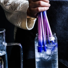 Load image into Gallery viewer, Color Changing Reusable Stainless Steel Straws