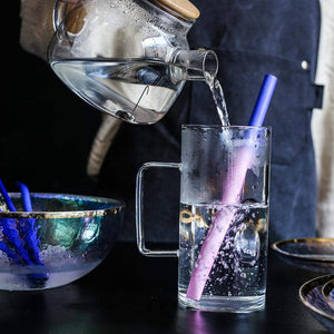 Color Changing Reusable Stainless Steel Straws