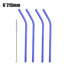 Load image into Gallery viewer, Color Changing Reusable Stainless Steel Straws