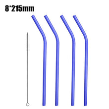 Load image into Gallery viewer, Color Changing Reusable Stainless Steel Straws