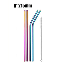 Load image into Gallery viewer, Stainless Steel Reusable Drinking Straws