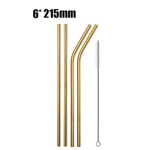 Stainless Steel Reusable Drinking Straws