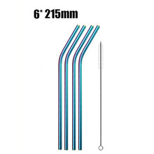 Load image into Gallery viewer, Stainless Steel Reusable Drinking Straws