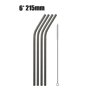 Stainless Steel Reusable Drinking Straws