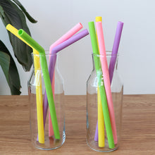 Load image into Gallery viewer, Reusable Silicone Straws