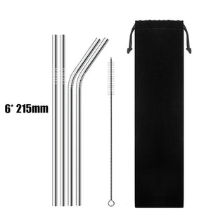 Stainless Steel Reusable Drinking Straws