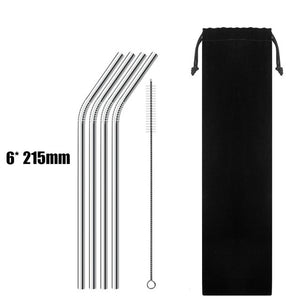 Stainless Steel Reusable Drinking Straws